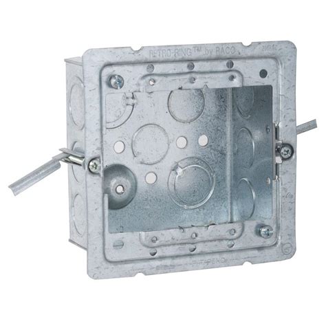 4 inch square electrical box deep old work|4 square special deep box.